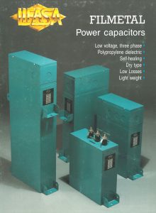 1983, primeros condensadores Filmetal